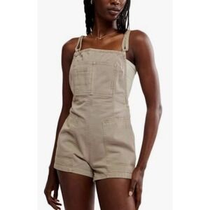 Free People Tough Love Shortalls Women 4 Laurel Oak Minimalist Bohemian Western